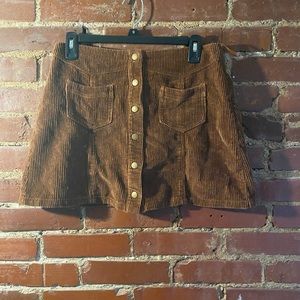 Corduroy skirt